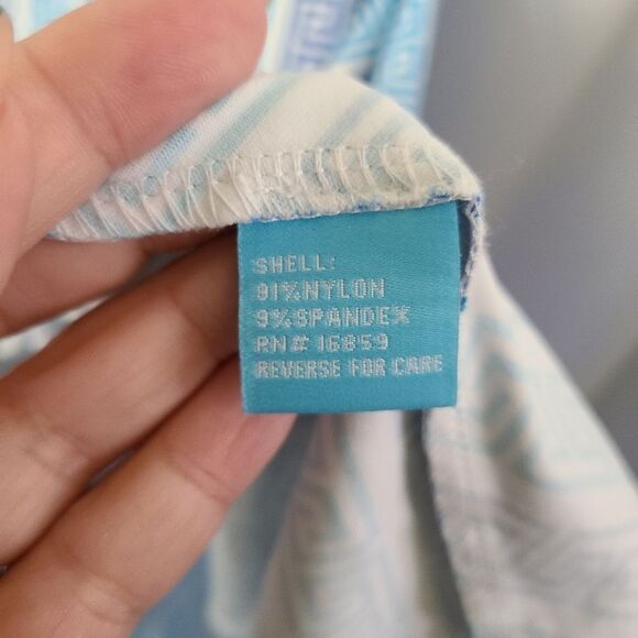 J. Mclaughlin Greek Key Scroll Catalina Cloth Dress sz M - Picture 3 of 4